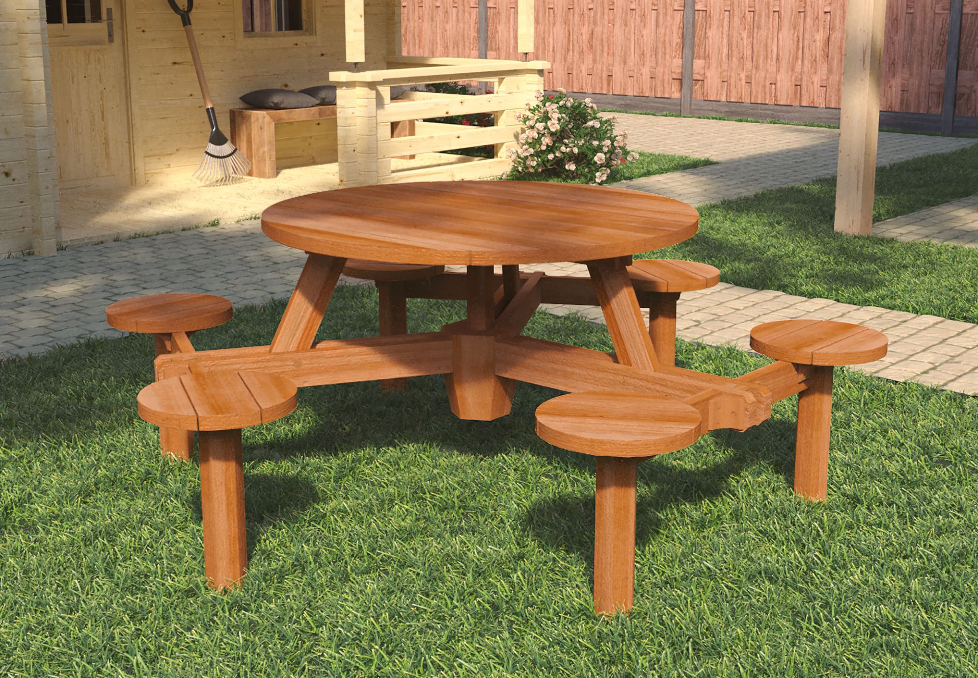 Picknicktafel Rondo 115cm